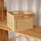 Bamboo Wooden Storage Box Cube Storage Organizer Bins Decorative Wood Square Basket Wood Crates Wicker Storage Cubes Basket